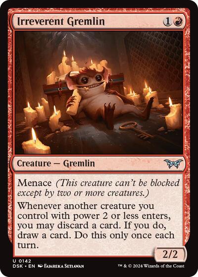Irreverent Gremlin (Duskmourn: House of Horror) Near Mint Foil