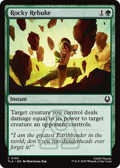 Rocky Rebuke (Avatar: The Last Airbender) Near Mint