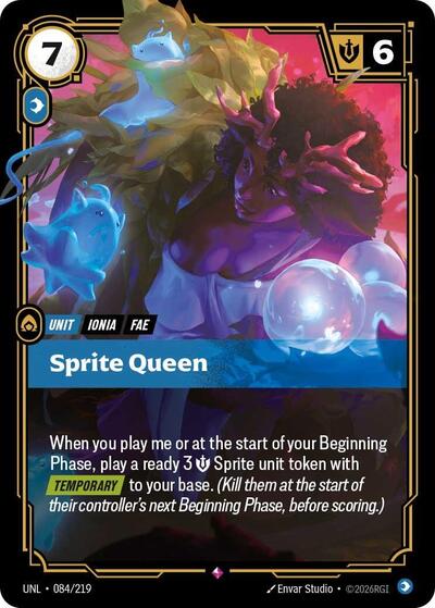 Sprite Queen (Unleashed) Near Mint Foil