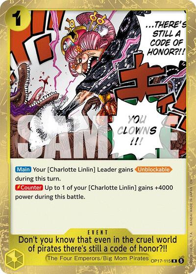 Don't you know that even in the cruel world of pirates there's still a code of honor?!! (The World's Strongest Warriors) Near Mint Foil