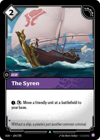 The Syren (Origins) Near Mint Foil