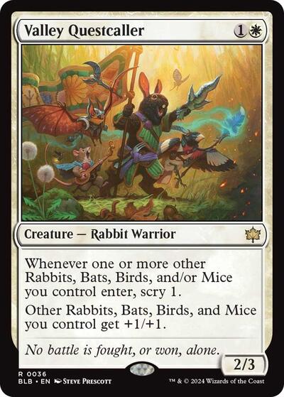 Valley Questcaller (Bloomburrow) Near Mint