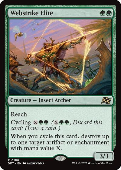 Webstrike Elite (Aetherdrift) Light Play Foil