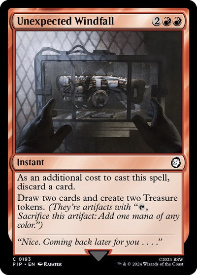 Unexpected Windfall (Universes Beyond: Fallout) Near Mint