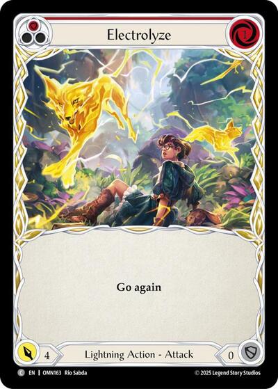 Electrolyze (Red) (Omens of the Third Age) Near Mint Foil