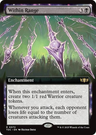 Within Range (Extended Art) (Commander: Tarkir: Dragonstorm) Near Mint