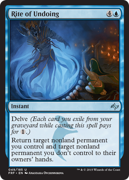 Rite of Undoing (Fate Reforged) Near Mint Foil