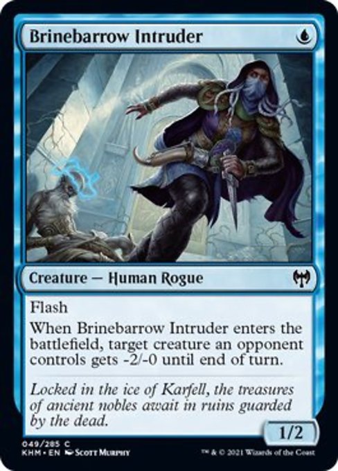Brinebarrow Intruder (Kaldheim) Near Mint Foil