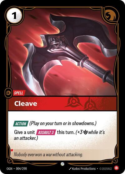 Cleave (Origins) Near Mint Foil