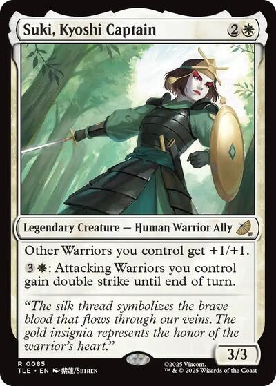 Suki, Kyoshi Captain (Avatar: The Last Airbender: Eternal-Legal) Near Mint Foil