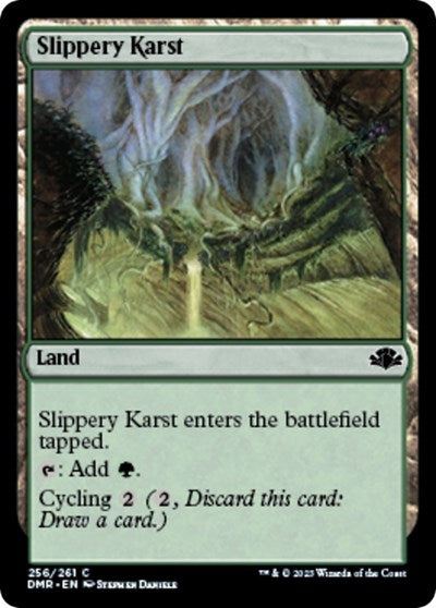 Slippery Karst (Dominaria Remastered) Near Mint Foil