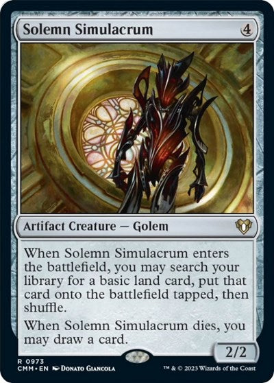 Solemn Simulacrum (Commander Masters) Near Mint