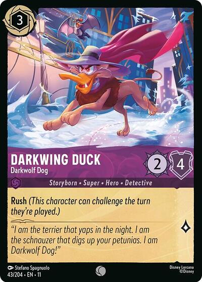 Darkwing Duck - Darkwolf Dog (Winterspell) Near Mint Cold Foil