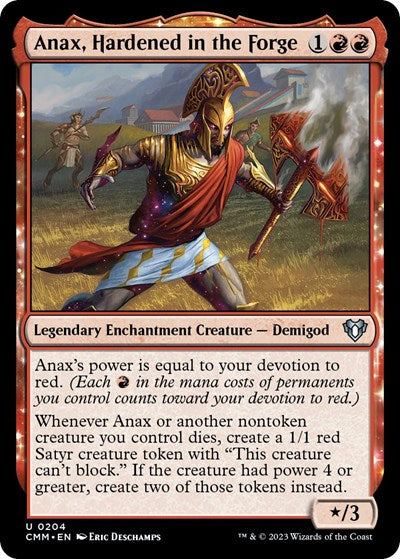 Anax, Hardened in the Forge (Commander Masters) Near Mint