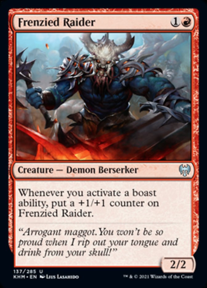 Frenzied Raider (Kaldheim) Near Mint Foil