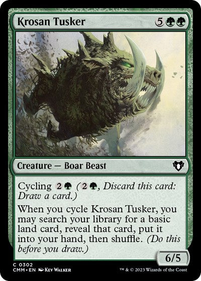 Krosan Tusker (Commander Masters) Near Mint Foil