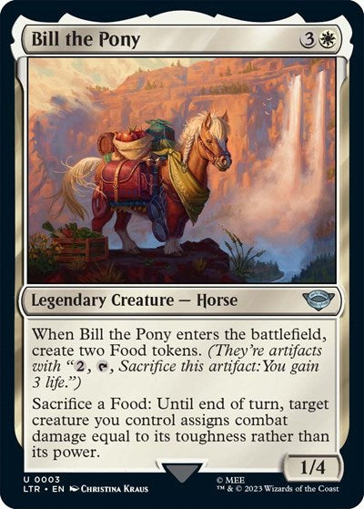 Bill the Pony (Universes Beyond: The Lord of the Rings: Tales of Middle-earth) Near Mint