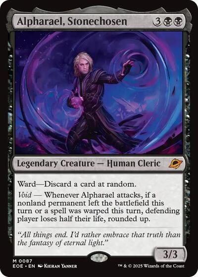 Alpharael, Stonechosen (Edge of Eternities) Light Play Foil