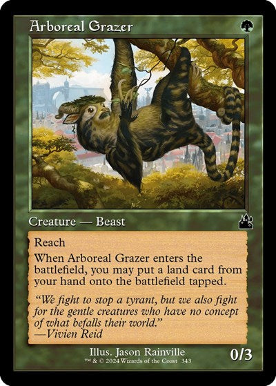 Arboreal Grazer (Retro Frame) (Ravnica Remastered) Near Mint