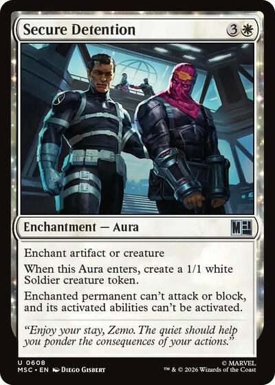 Secure Detention (Commander: Marvel Super Heroes) Near Mint Foil