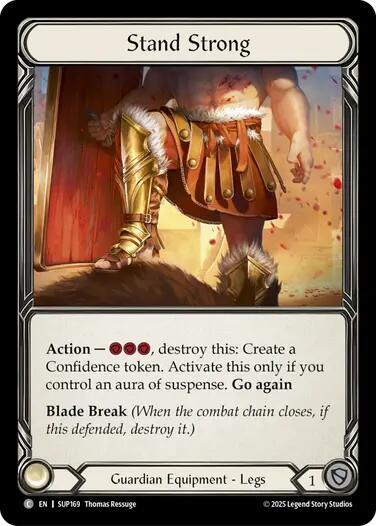 Stand Strong (Super Slam) Near Mint Cold Foil