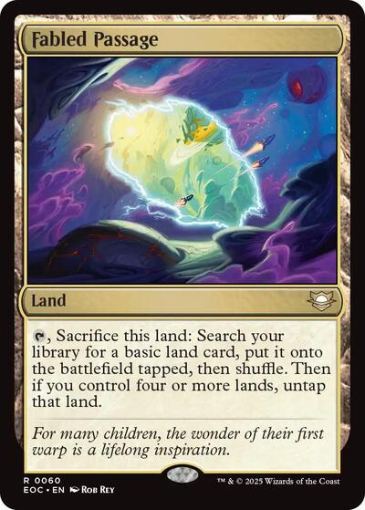 Fabled Passage (Commander: Edge of Eternities) Near Mint