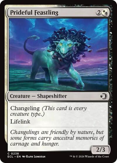 Prideful Feastling (Lorwyn Eclipsed) Near Mint Foil
