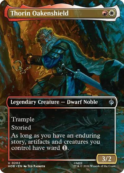Thorin Oakenshield (Borderless) (The Hobbit) Near Mint Foil