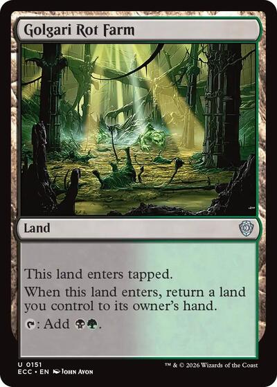 Golgari Rot Farm (Commander: Lorwyn Eclipsed) Near Mint