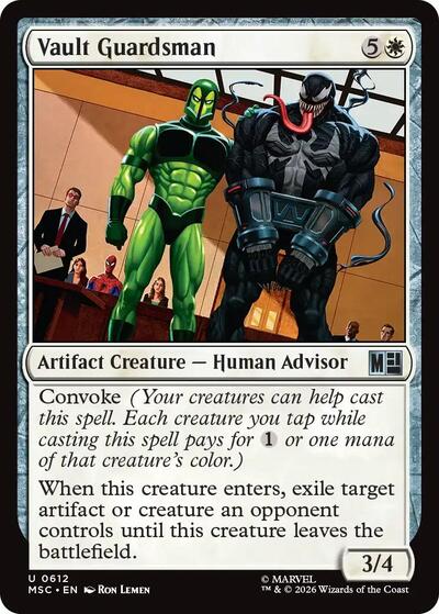 Vault Guardsman (Commander: Marvel Super Heroes) Near Mint Foil