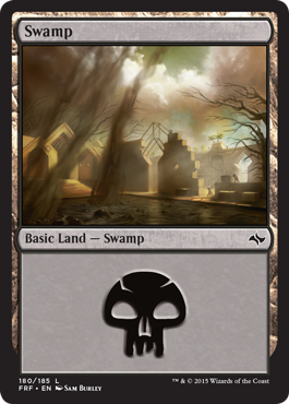 Swamp (180) (Fate Reforged) Near Mint Foil