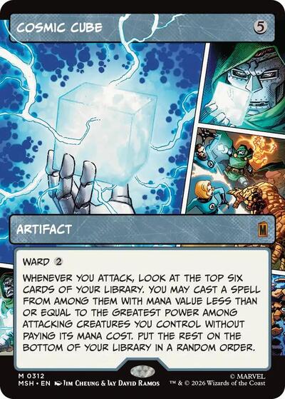 Cosmic Cube (Borderless) (0312) (Marvel Super Heroes) Near Mint Foil