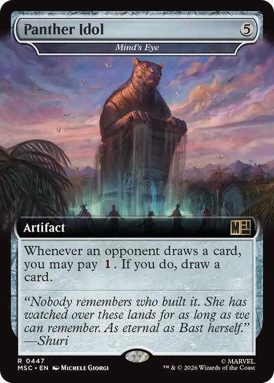 Panther Idol - Mind's Eye (Extended Art) (Commander: Marvel Super Heroes) Near Mint