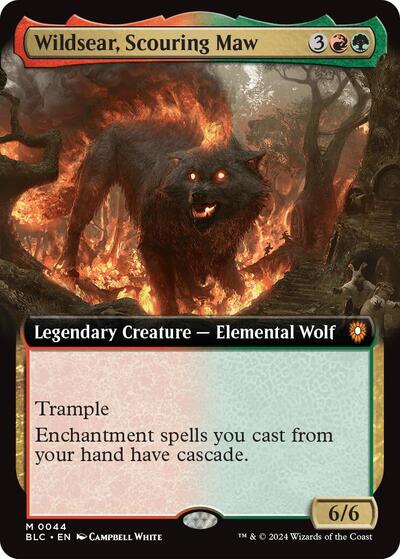 Wildsear, Scouring Maw (Extended Art) (Commander: Bloomburrow) Near Mint