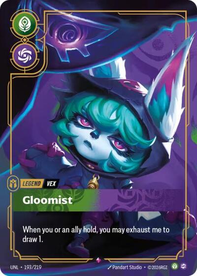 Vex Gloomist (Unleashed) Near Mint Foil