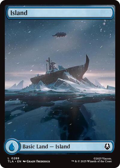 Island (0288) (Avatar: The Last Airbender) Near Mint Foil