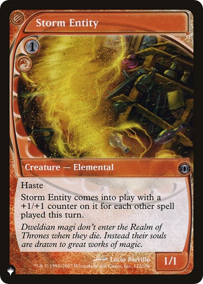 Storm Entity (The List) Near Mint