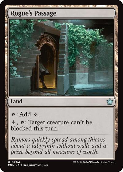 Rogue's Passage (Foundations) Near Mint Foil