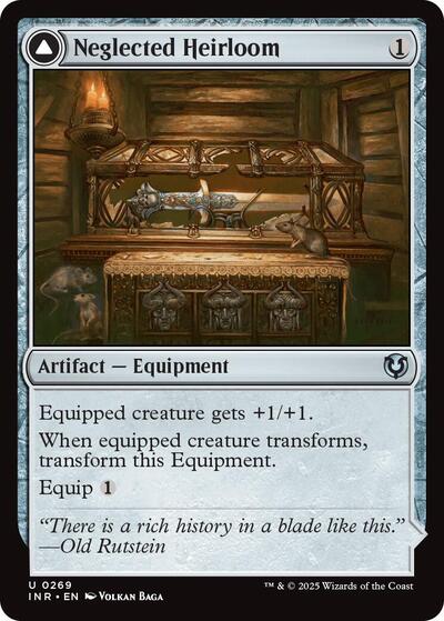 Neglected Heirloom (Innistrad Remastered) Light Play Foil