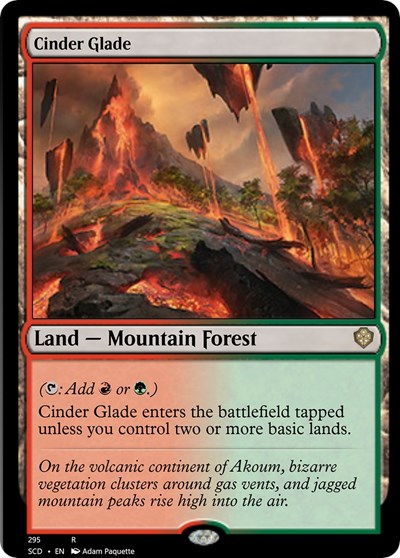 Cinder Glade (Commander 2022 Starter Decks) Near Mint
