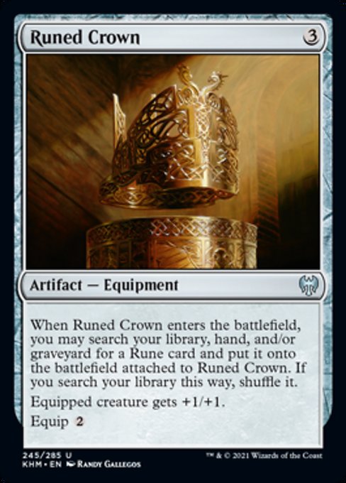 Runed Crown (Kaldheim) Near Mint Foil