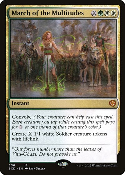 March of the Multitudes (Commander 2022 Starter Decks) Near Mint