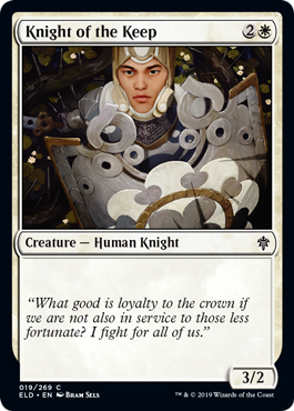Knight of the Keep (Throne of Eldraine) Near Mint Foil
