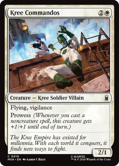 Kree Commandos (Marvel Super Heroes) Near Mint Foil