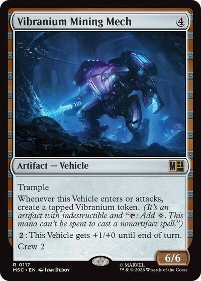 Vibranium Mining Mech (Commander: Marvel Super Heroes) Near Mint