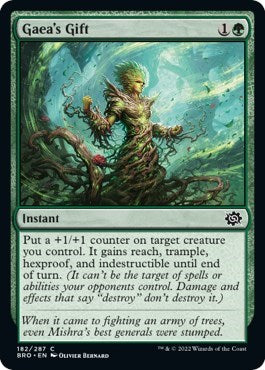 Gaea's Gift (The Brothers' War) Near Mint Foil