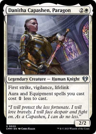 Danitha Capashen, Paragon (Commander Masters) Near Mint Foil