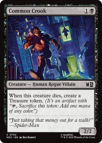 Common Crook (Commander: Marvel Super Heroes) Near Mint Foil