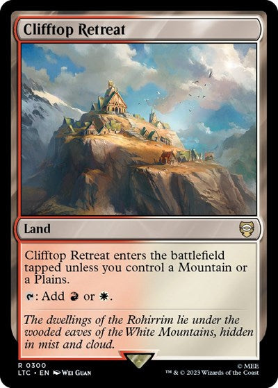 Clifftop Retreat (Commander: The Lord of the Rings: Tales of Middle-earth) Near Mint