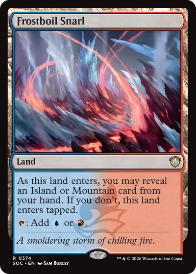 Frostboil Snarl (Commander: Secrets of Strixhaven) Near Mint